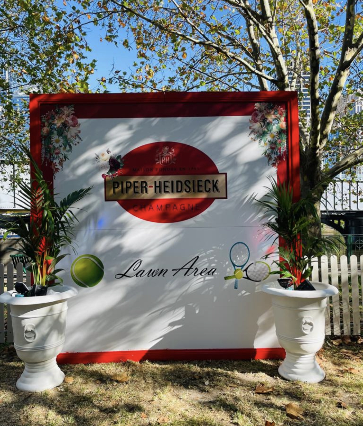 Brand activation media wall setup