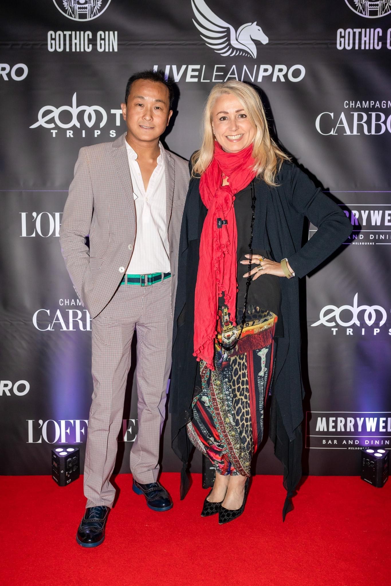 Event media wall setup